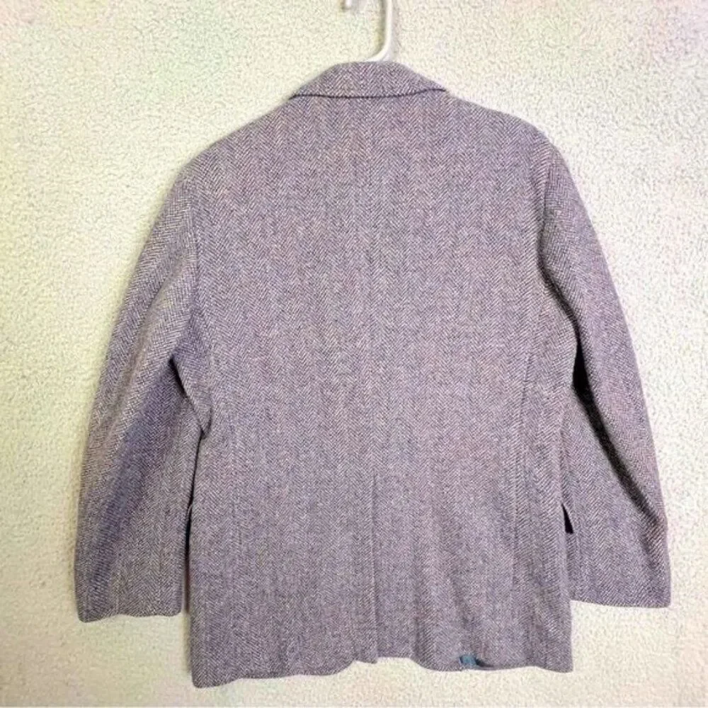 PENDLETON MENS TWEED BLAZER BLUE GRAY SIZE 42